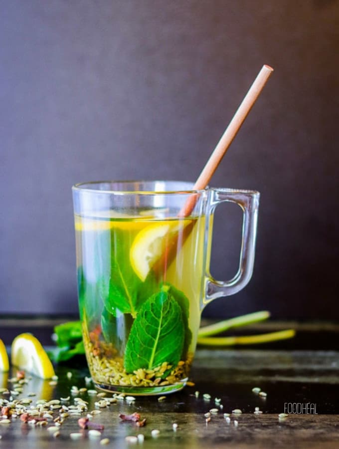 Medicinal fennelcloves herbal tea • FOOD HEAL