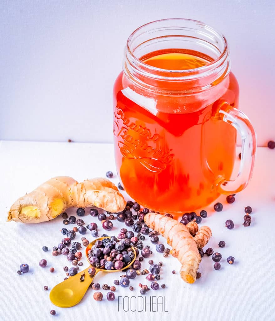 Turmeric ginger antiinflammation tea • FOOD HEAL