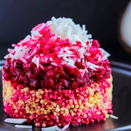 Breakfast recipe with millet spiced beets FOODHEAL