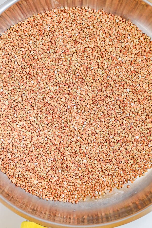 pan-toasted buckwheat groats