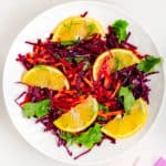 Q red cabbage recipe with beets & oranges