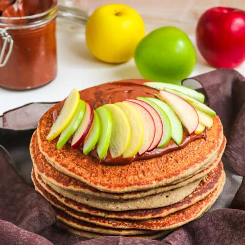 Perfect buckwheat pancakes made with applesauce FOODHEAL
