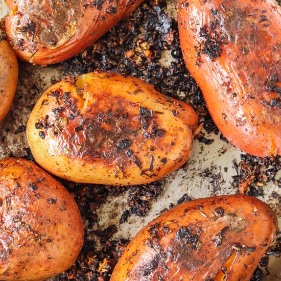 Garlic roasted red potato recipe • FOOD HEAL