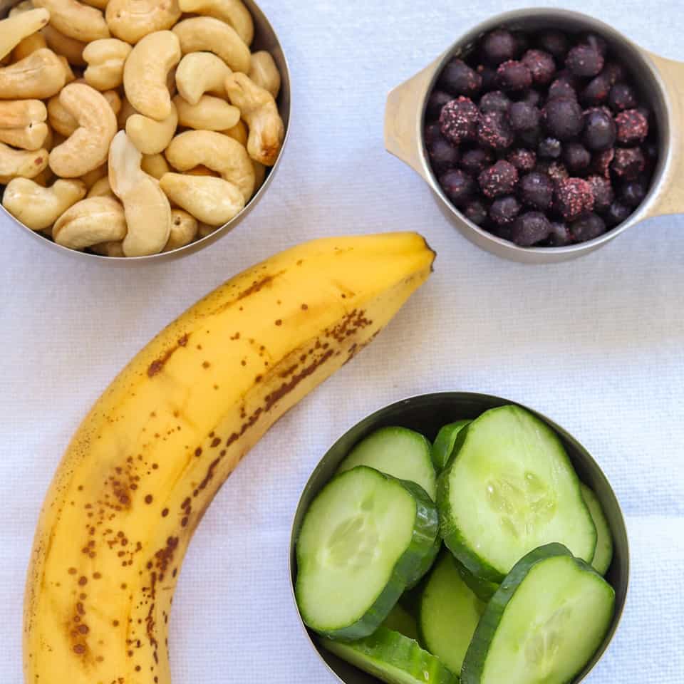 Cucumber and Blueberry Weight Loss Smoothie FOODHEAL