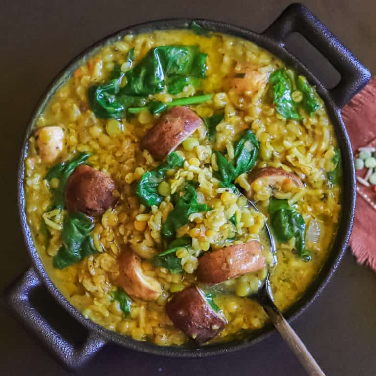 Lentil Curry with Rice & Split Pea FOODHEAL