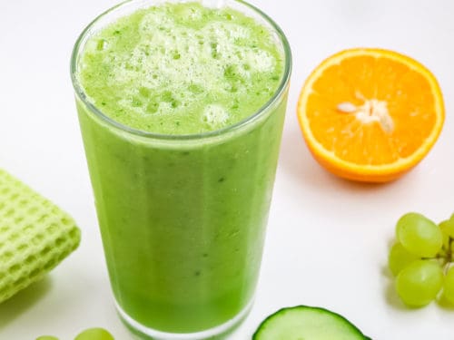Green Detox Cucumber Smoothie Foodheal