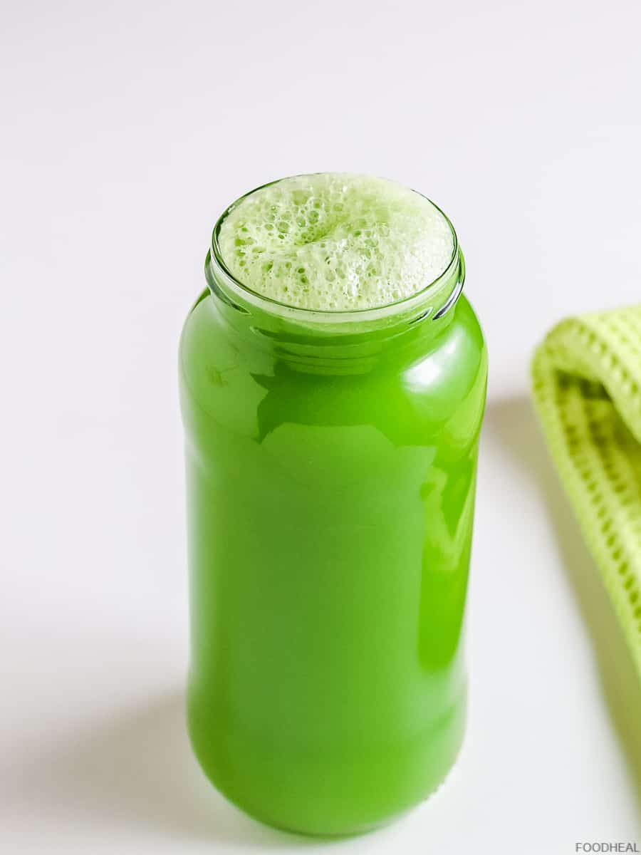 celery juice is a small bottle