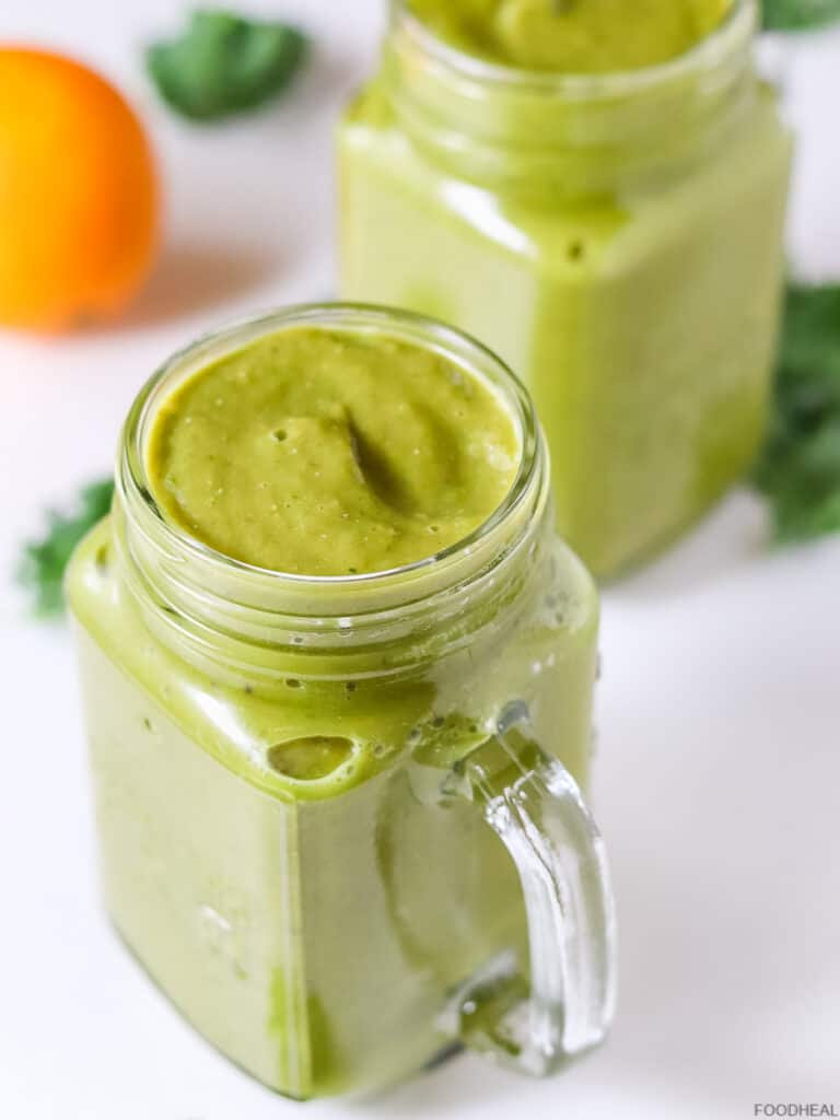 Weight loss kale smoothie recipe for breakfast FOODHEAL