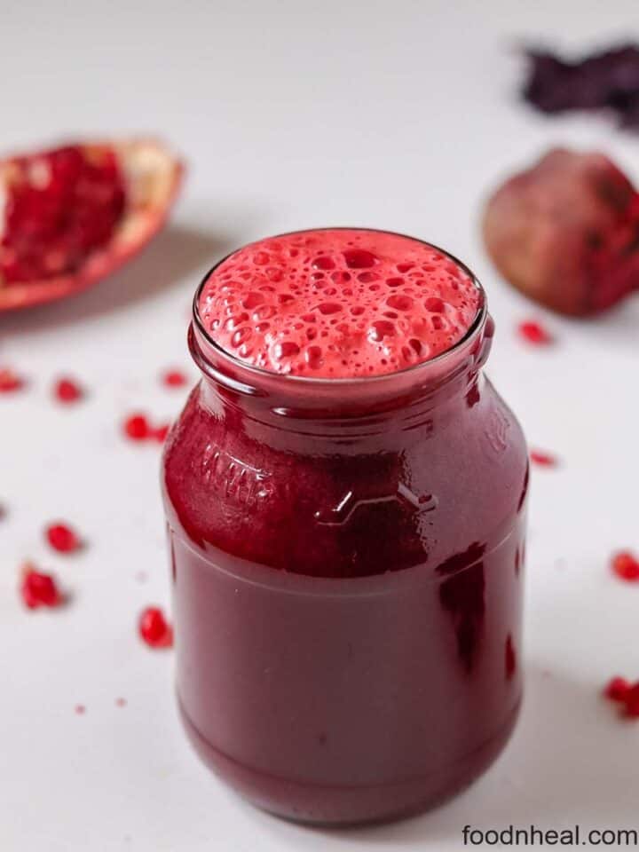Beets juice recipe with pomegranate FOODHEAL