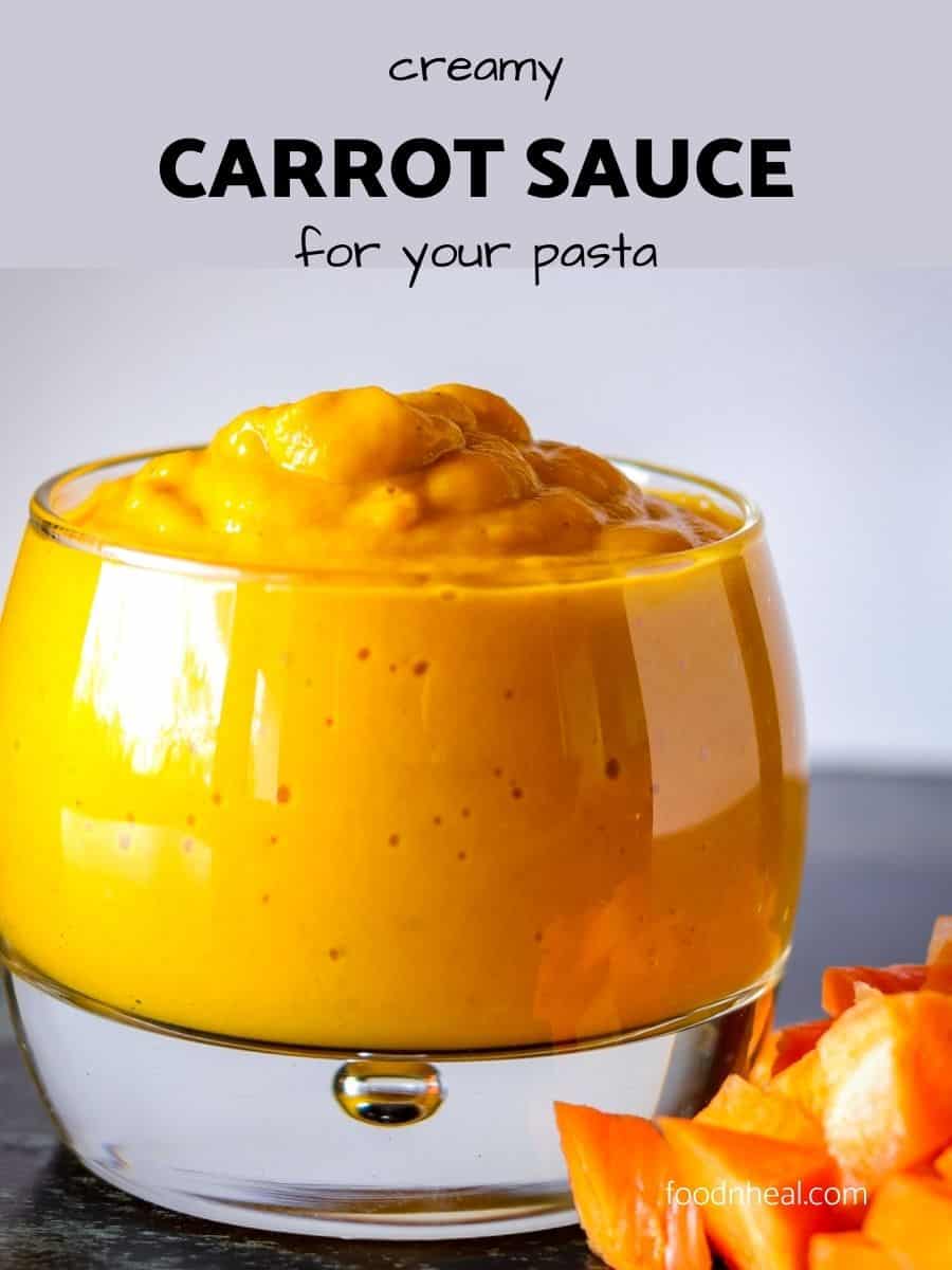 creamy carrot sauce