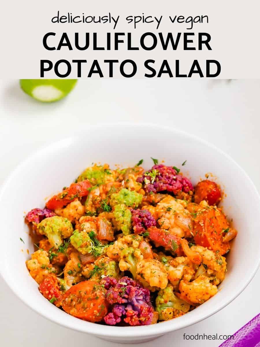 Paprika cauliflower potato salad