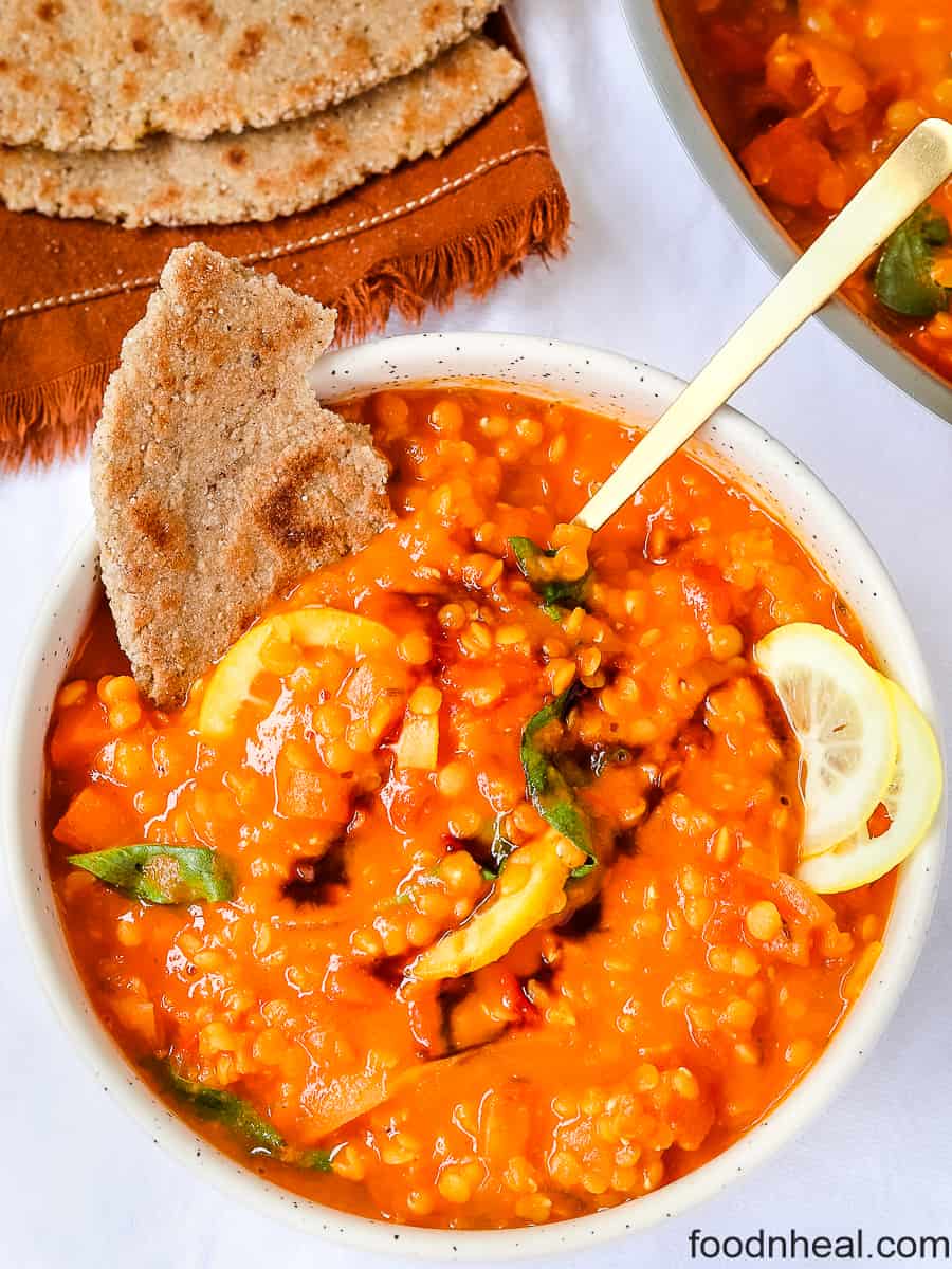 creamy red lentil curry