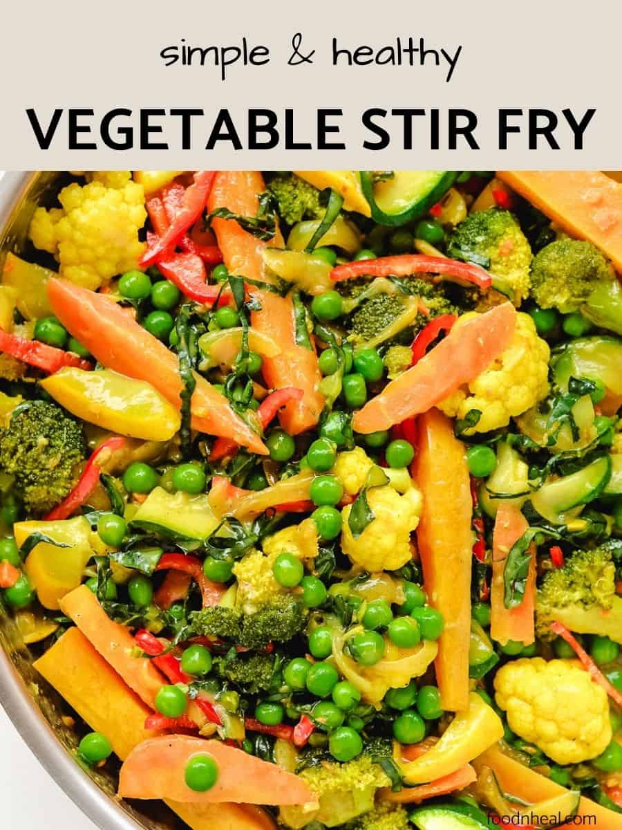 Mixed vegetable stir fry