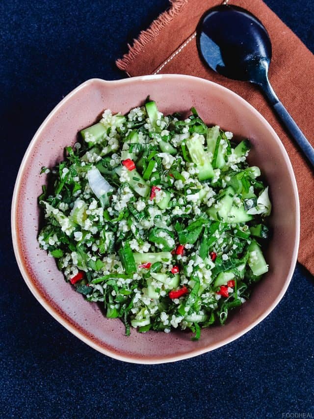 Herby Quinoa Salad The Perfect Salad for any Meal FOODHEAL