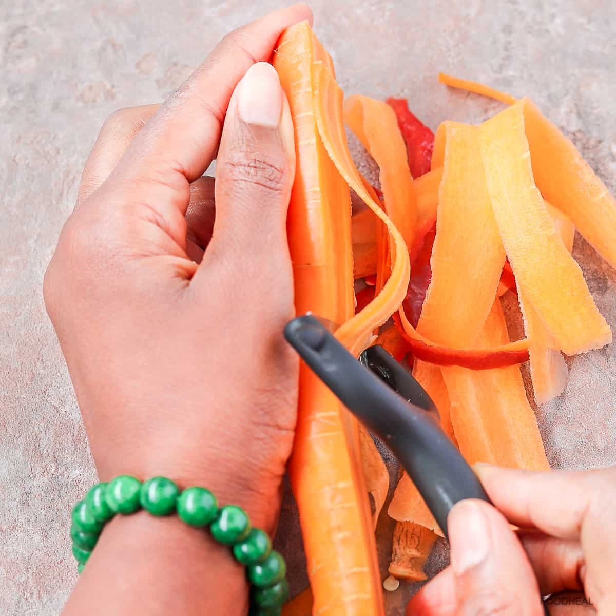 how to ribbon veggies