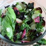 kale salad with bok choy