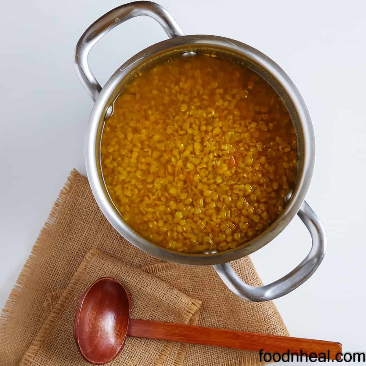 Turmeric red lentils recipe