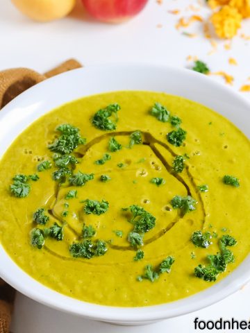 gut health carrot soup