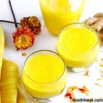 simple ginger shots with turmeric